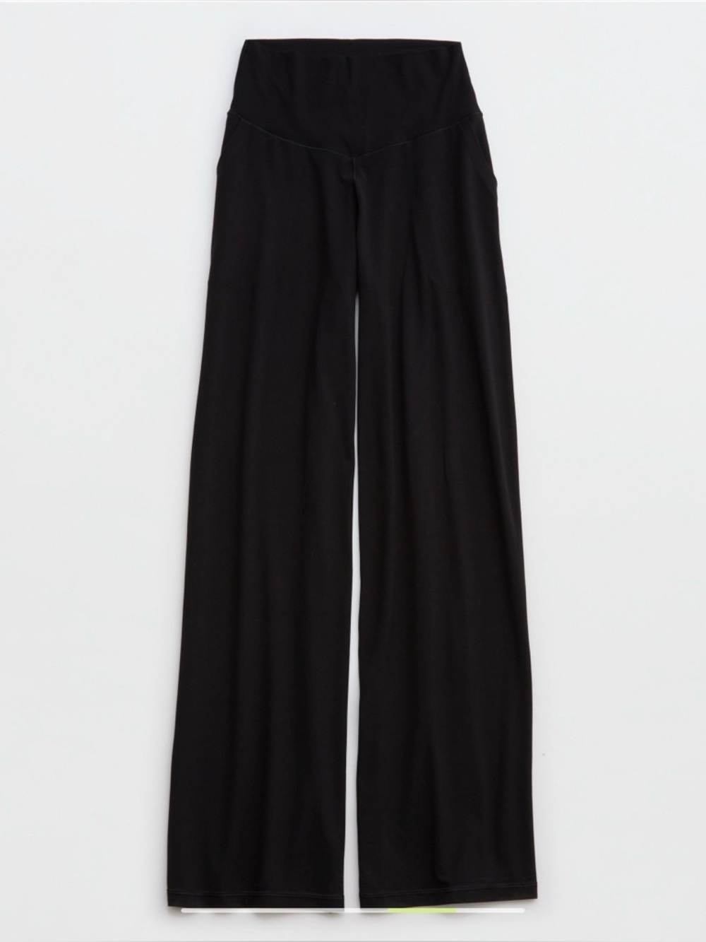 OFFLINE by Aerie Real Me XTRA  High Waisted Trouser in True Black